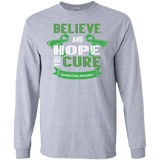 Believe and hope for a cure Cerebral Palsy Awareness Long Sleeve & Sweater