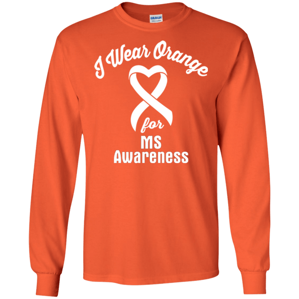 I Wear Orange for MS Awareness... Long Sleeved Collection