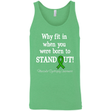 Born to Stand Out! Muscular Dystrophy Awareness Tank Top