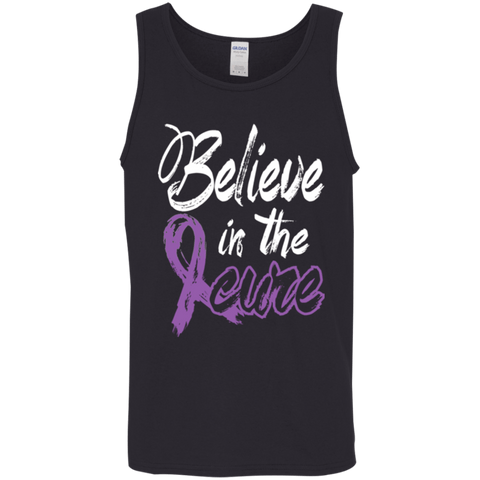 Believe in the cure Fibromyalgia Awareness Unisex Tank Top - The Awareness Store