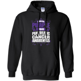 I Wear Purple for Pancreatic Cancer Awareness! Hoodie
