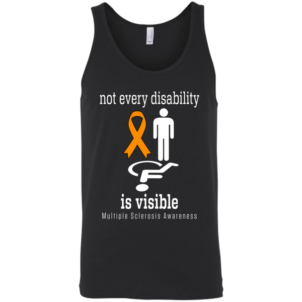 Not every disability is visible! MS Awareness Tank Top