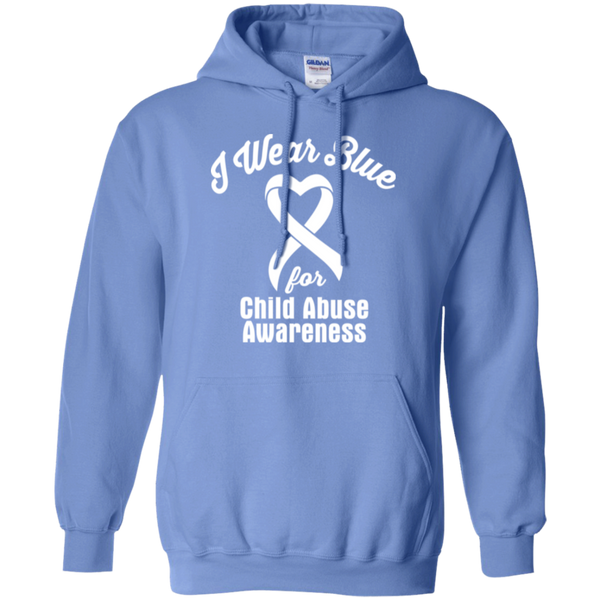I Wear Blue! Child Abuse Awareness Hoodie