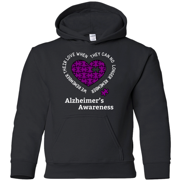We remember their love! Alzheimer’s Awareness KIDS Hoodie