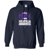 I Wear Purple for Fibromyalgia Awareness! Hoodie