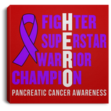 Hero! Pancreatic Cancer Awareness Canvas