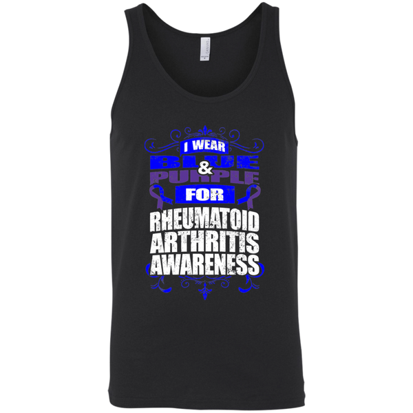 I Wear Blue & Purple for Rheumatoid Arthritis Awareness! Tank Top