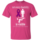 Not every disability is visible... Fibromyalgia Awareness T-Shirt