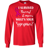 I Survived Breast Cancer! Long Sleeve T-Shirt