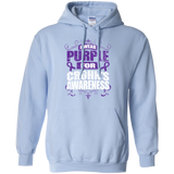 I Wear Purple for Crohn's Awareness! Hoodie