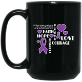 Hope Faith Love - Fibromyalgia Awareness Mug