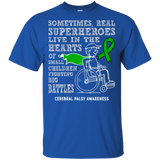 Real Superheroes! Cerebral Palsy Awareness KIDS t-shirt