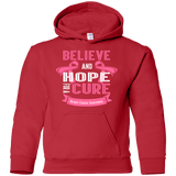 Believe & Hope Breast Cancer Awareness Kids T-Shirt & Hoodie