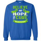 Believe & Hope For A Cure Muscular Dystrophy Awareness Long Sleeve T-Shirt & Crewneck
