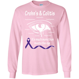 More than meets the Eye! Crohn’s & Colitis Awareness Long Sleeve T-Shirt
