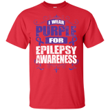 I Wear Purple for Epilepsy Awareness! T-shirt