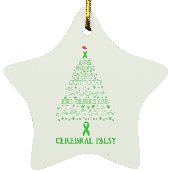 Cerebral Palsy Awareness Star Decoration