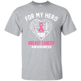 For My Hero! Breast Cancer Awareness T-Shirt