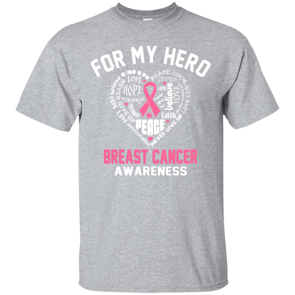 For My Hero! Breast Cancer Awareness T-Shirt