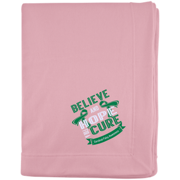 Embroidered Sweatshirt Blanket - Believe & Hope for a cure....