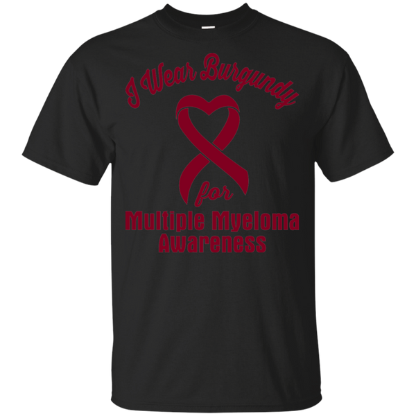 I Wear Burgundy! Multiple Myeloma Awareness KIDS t-shirt