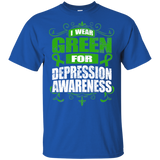 I Wear Green for Depression Awareness! T-shirt