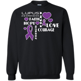 Hope Faith Love...Lupus Awareness Long Sleeve & Crewneck - The Awareness Store