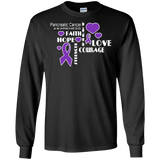 Faith Hope Love Pancreatic Cancer Awareness Long Sleeved Collection