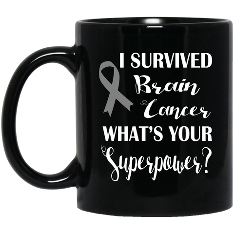 I Survived Brain Cancer! Mug - The Awareness Store