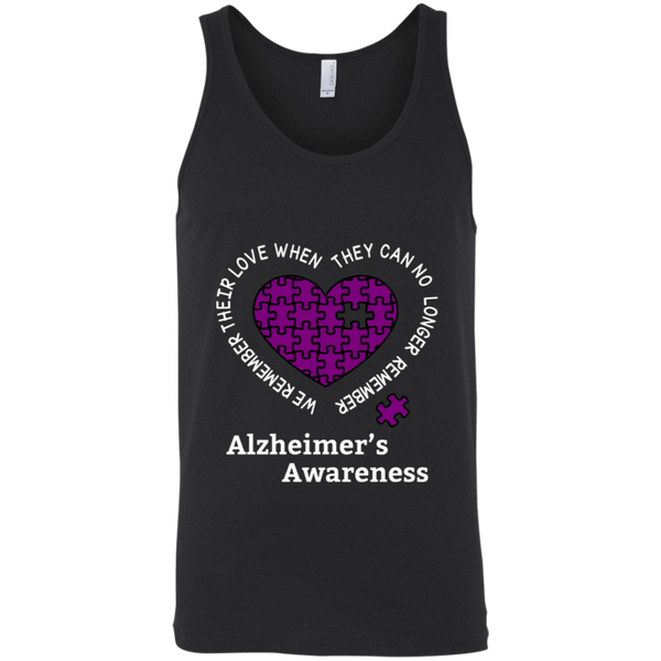 We remember their Love Alzheimer's Awareness Tank Top