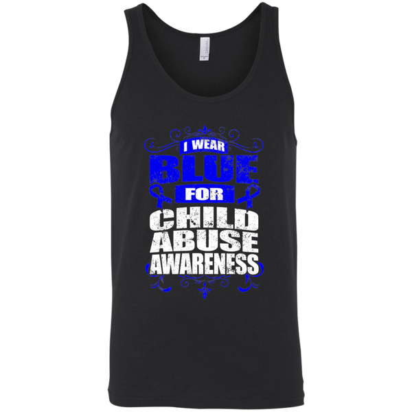 I Wear Blue for Child Abuse Awareness! Tank Top