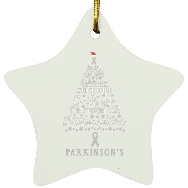 Parkinson's Awareness Star Decoration