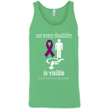 Not every disability is visible! Crohn’s & Colitis Awareness Tank Top