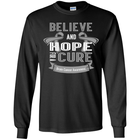 Believe and hope for a cure! Brain Cancer Awareness Kids Collection - The Awareness Store