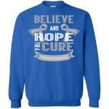 Believe & Hope For A Cure Parkinson's Awareness Long Sleeve T-Shirt & Crewneck