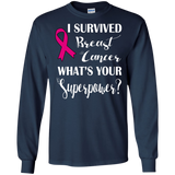 I Survived Breast Cancer! Long Sleeve T-Shirt