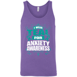 I Wear Teal for Anxiety Awareness! Tank Top