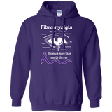 More than meets the Eye! Fibromyalgia Awareness Hoodie
