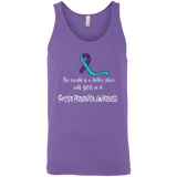 The world is a better place with you in it! Suicide Prevention Awareness Tank Top