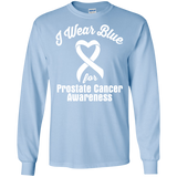 I Wear Blue! Prostate Cancer Awareness Long Sleeve T-Shirt