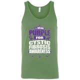 I Wear Purple for Cystic Fibrosis Awareness! Tank Top