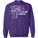 Hope Faith Love...Lupus Awareness Long Sleeve & Crewneck - The Awareness Store