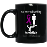 Not every disability is visible! Crohn’s & Colitis Awareness Mug