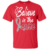 Believe in the cure! Brain Cancer Awareness KIDS t-shirt