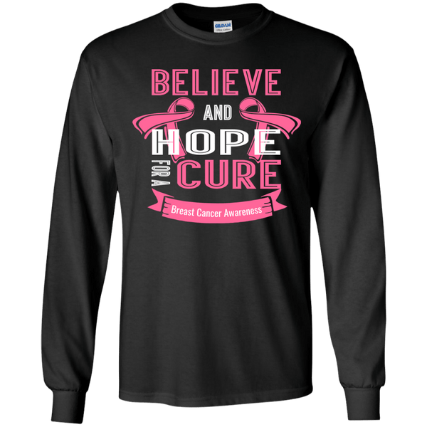 Believe & Hope Breast Cancer Awareness Kids T-Shirt & Hoodie