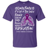 Breathe! Cystic Fibrosis Awareness T-shirt