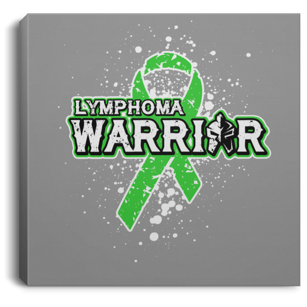 Warrior! Lymphoma Awareness Canvas