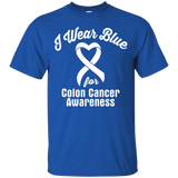 I Wear Blue For Colon Cancer Awareness... T-Shirt & Hoodie Collection
