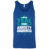 I Wear Teal for Anxiety Awareness! Tank Top