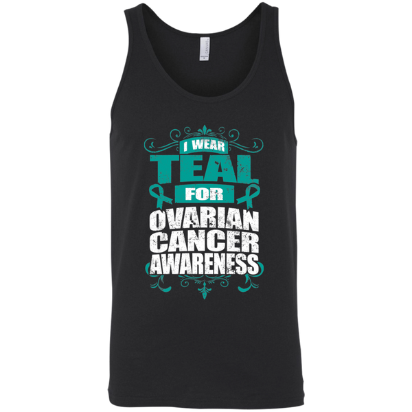 I Wear Teal for Ovarian Cancer Awareness! Tank Top